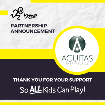 KidSport BC and Acuitas Therapeutics Announce Multi-Year Partnership
